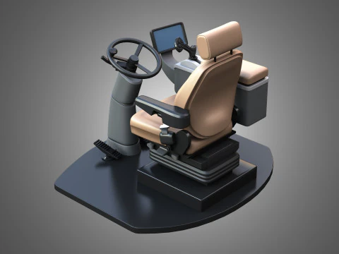 AGRIO Sprayer Dino3 2024 Cabin 3D Model