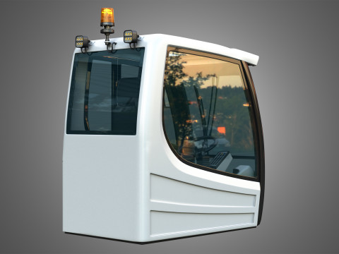 A918 Compact Litronic Excavator Cabin 3Dモデル