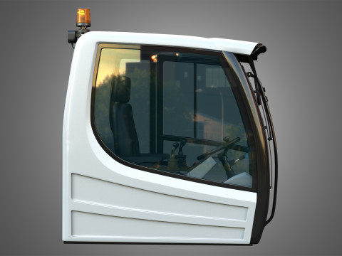 A918 Compact Litronic Excavator Cabin 3Dモデル