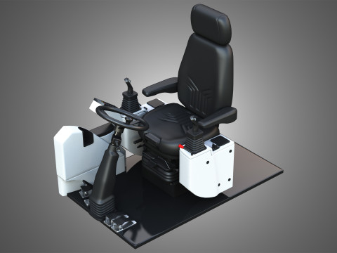 A918 Compact Litronic Excavator Cabin 3Dモデル