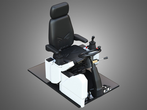 A918 Compact Litronic Excavator Cabin 3Dモデル