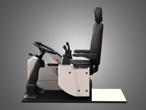 A918 Compact Litronic Excavator Cabin 3Dモデル