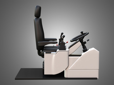 A918 Compact Litronic Excavator Cabin 3Dモデル