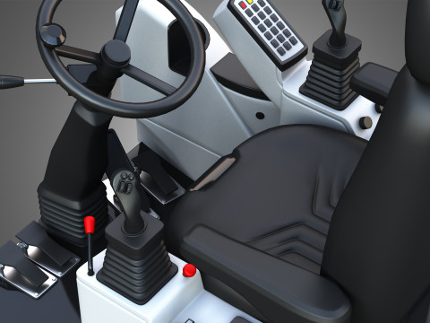 A918 Compact Litronic Excavator Cabin 3Dモデル