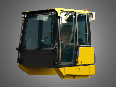 953 Track Loader Cabin 3D Model