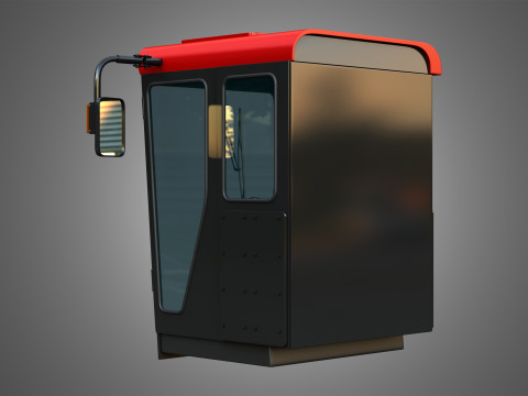 Case Combine 1688 Cabin 3Dモデル