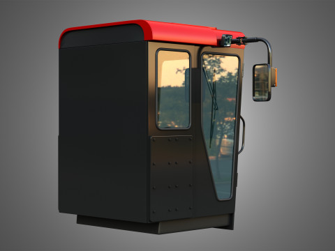 Case Combine 1688 Cabin 3Dモデル