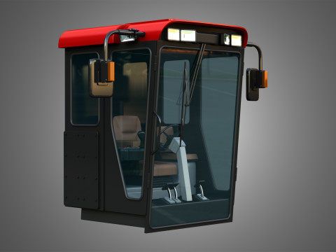 Case Combine 1688 Cabin 3Dモデル
