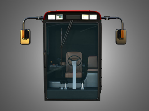 Case Combine 1688 Cabin 3Dモデル