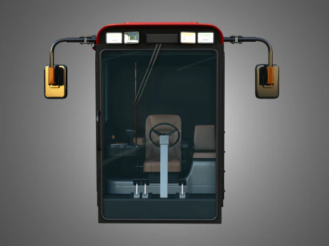 Case Combine 1688 Cabin 3D Model