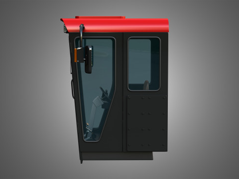 Case Combine 1688 Cabin 3Dモデル