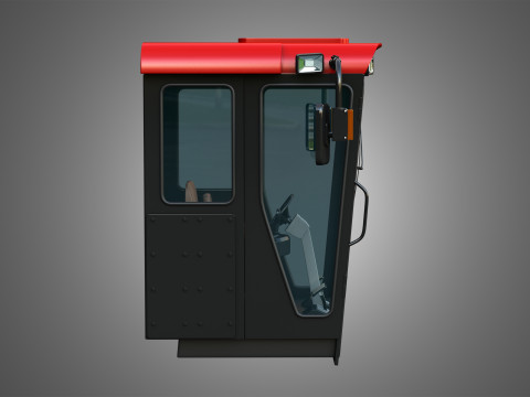 Case Combine 1688 Cabin 3Dモデル