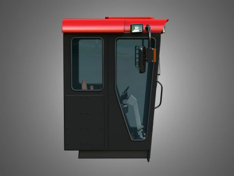 Case Combine 1688 Cabin 3D Model