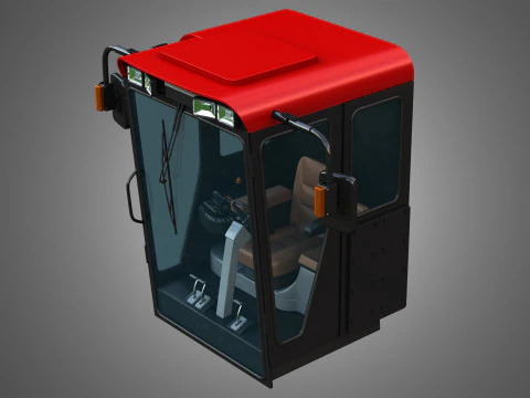 Case Combine 1688 Cabin 3D Model