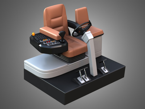 Case Combine 1688 Cabin 3Dモデル