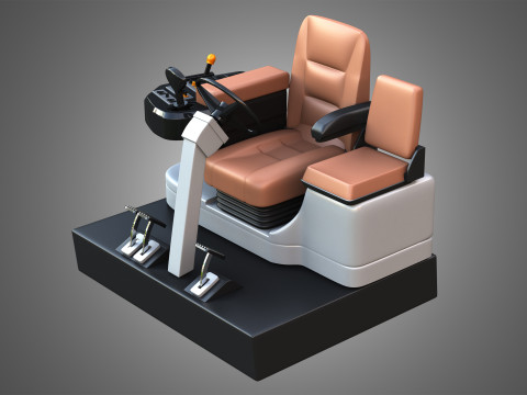 Case Combine 1688 Cabin 3Dモデル