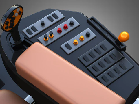 Case Combine 1688 Cabin 3D Model