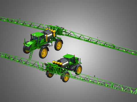 JD R4045 Sprayer 3Dモデル