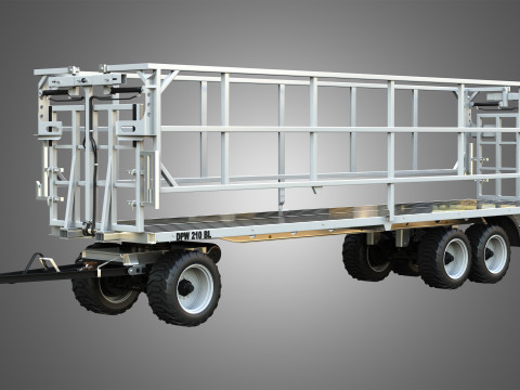 Fliegl DPW 210 Trailer Modèle 3D