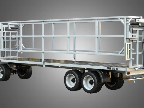 Fliegl DPW 210 Trailer 3D Model