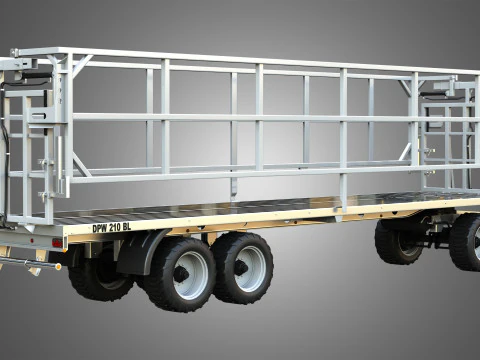 Fliegl DPW 210 Trailer 3D Model
