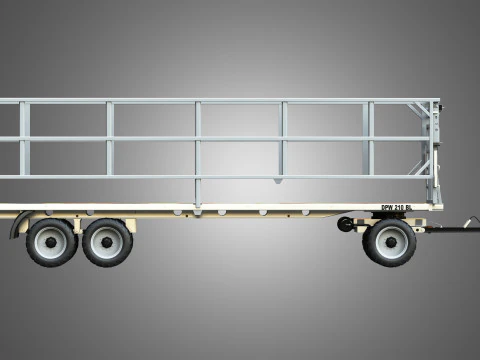 Fliegl DPW 210 Trailer 3D Model