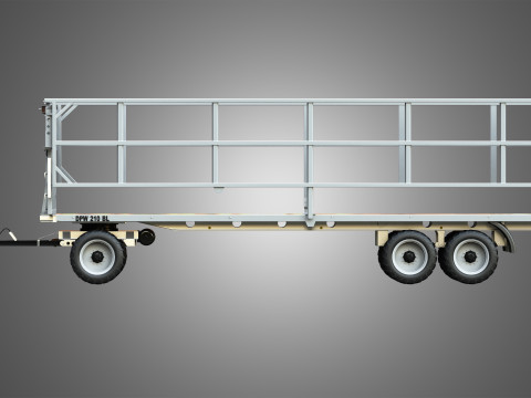 Fliegl DPW 210 Trailer 3Dモデル