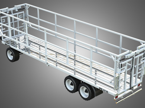 Fliegl DPW 210 Trailer 3Dモデル