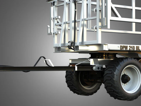 Fliegl DPW 210 Trailer 3D Model