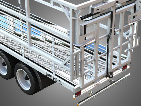 Fliegl DPW 210 Trailer 3Dモデル