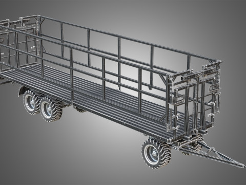 Fliegl DPW 210 Trailer 3Dモデル