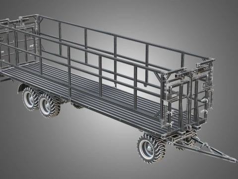 Fliegl DPW 210 Trailer 3D Model