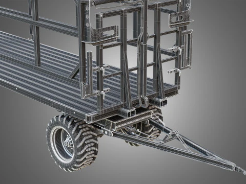 Fliegl DPW 210 Trailer 3D Model