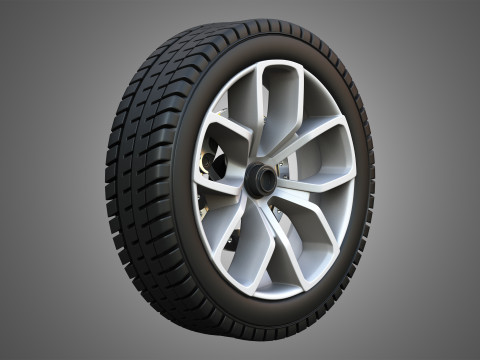 Ryker 2025 Wheel and Tire 3D 모델