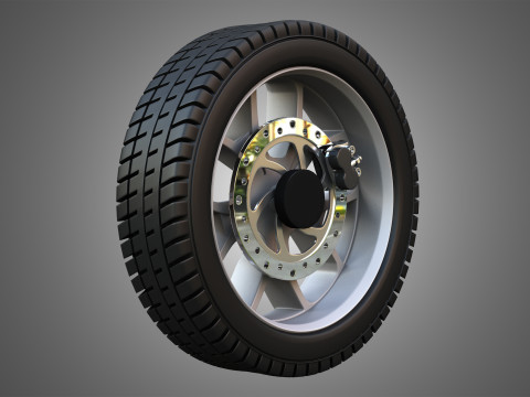 Ryker 2025 Wheel and Tire Modelo 3D