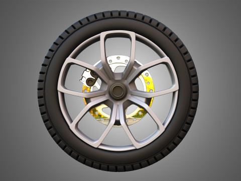 Ryker 2025 Wheel and Tire Modelo 3D