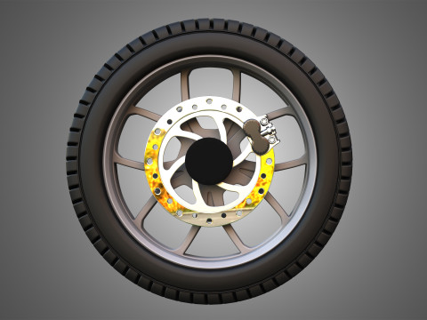 Ryker 2025 Wheel and Tire Modelo 3D