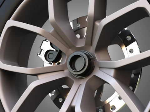 Ryker 2025 Wheel and Tire Modelo 3D