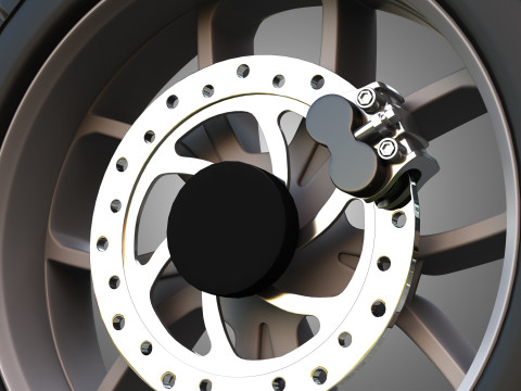 Ryker 2025 Wheel and Tire Modelo 3D