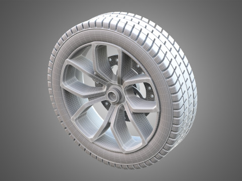 Ryker 2025 Wheel and Tire Modelo 3D