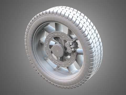 Ryker 2025 Wheel and Tire Modelo 3D