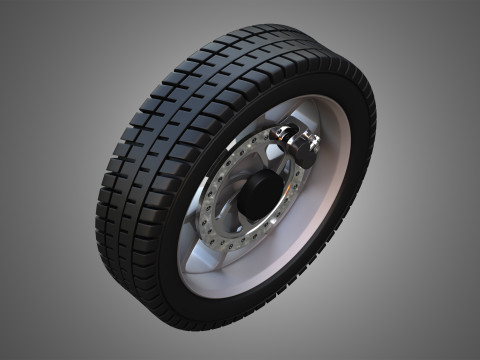 Ryker 2025 Wheel and Tire Modelo 3D