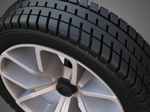 Ryker 2025 Wheel and Tire Modelo 3D