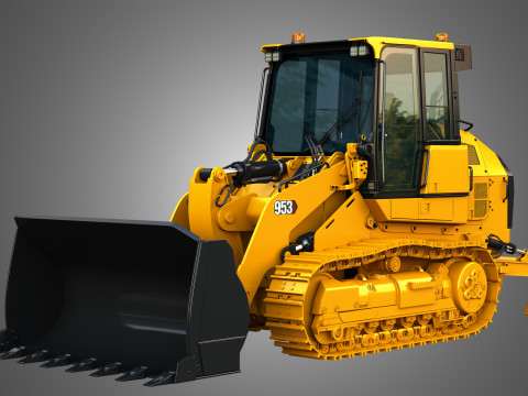953 Track Loader - Bucket 3D Model