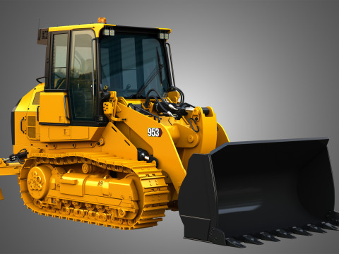 953 Track Loader - Bucket 3D Modell