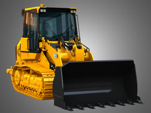 953 履带式装载机 - 铲斗 3D 模型