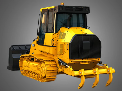 953 履带式装载机 - 铲斗 3D 模型