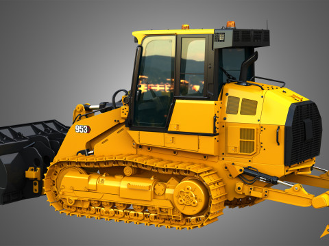 953 Track Loader - Bucket 3D Modell