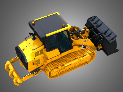 953 履带式装载机 - 铲斗 3D 模型