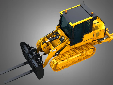 953 Track Loader - Fork 3D Model
